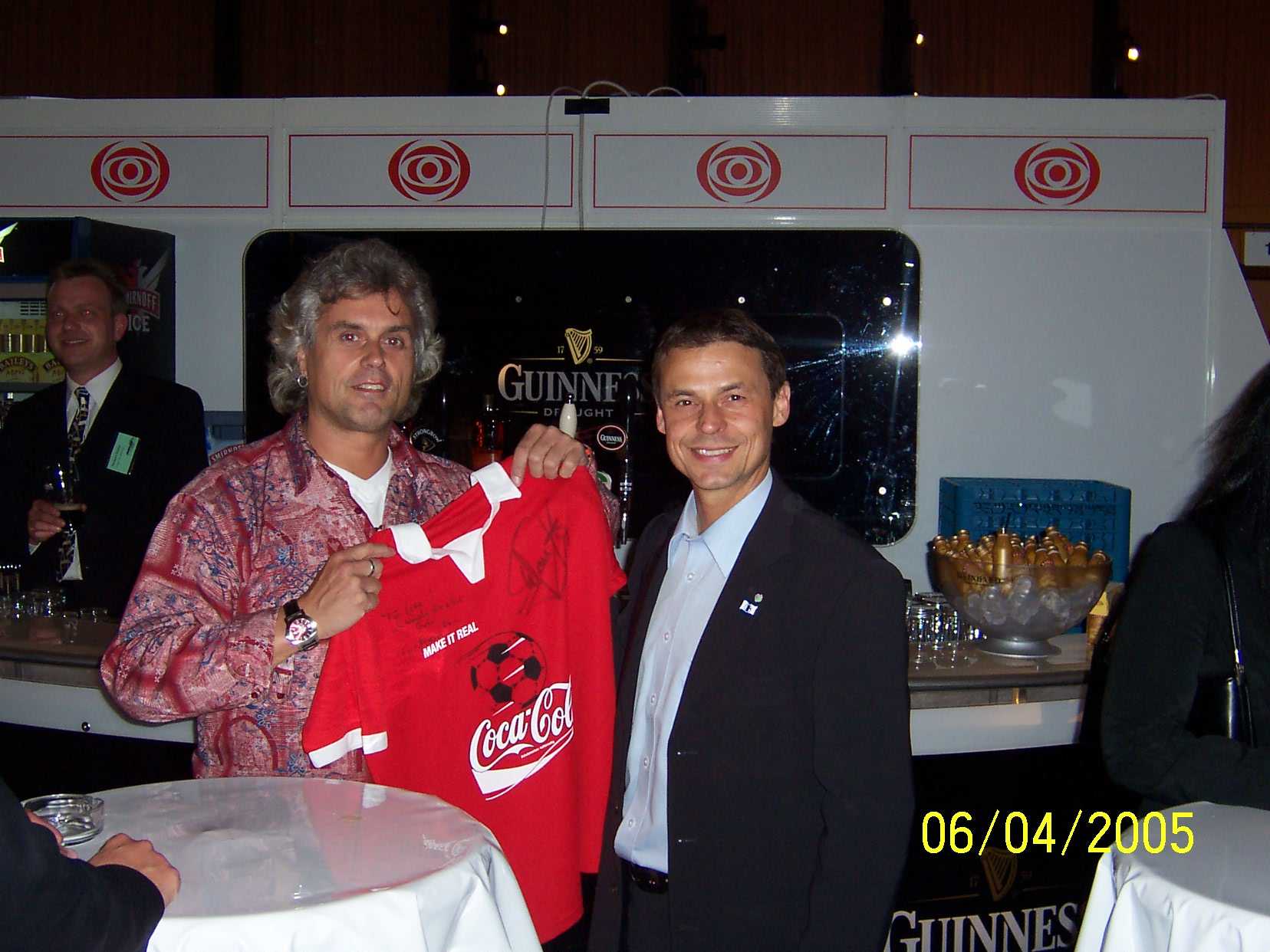 Mit Olaf Thon in Karlsruhe